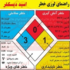 علائم ایمنی لوزی خطر دیسکلر